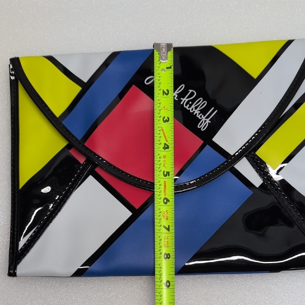 Joseph Ribkoff Color Block Clutch - Picture 7 of 14